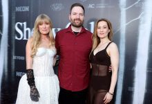 Sarah Durn, Chris Stuckmann and Camille Sullivan at the Los Angeles Premiere Of Neon