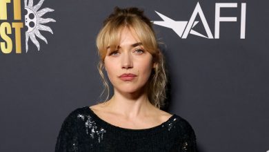 Imogen Poots attends ‘The Chronology Of Water’ screening at AFI FEST at Hollywood’s TCL Chinese 6 Theatres on Oct. 26, 2025.