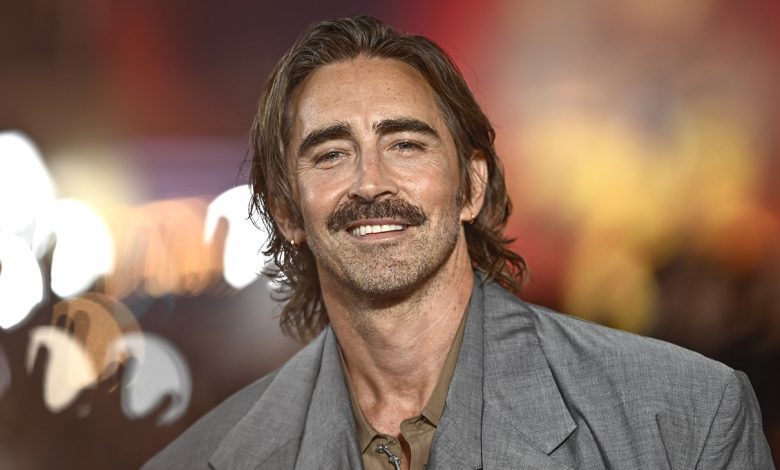 Lee Pace attends The Running Man UK Premiere at Odeon Luxe Leicester Square on November 05, 2025 in London, England.