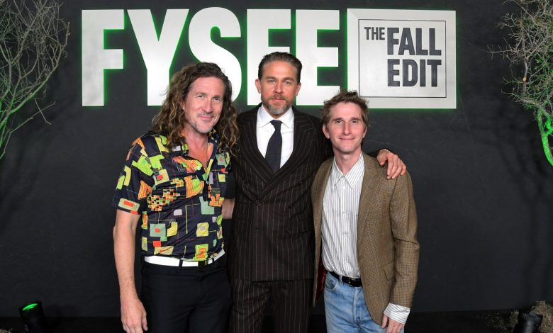 Ian Brennan, Charlie Hunnam and Max Winkler attend Netflix