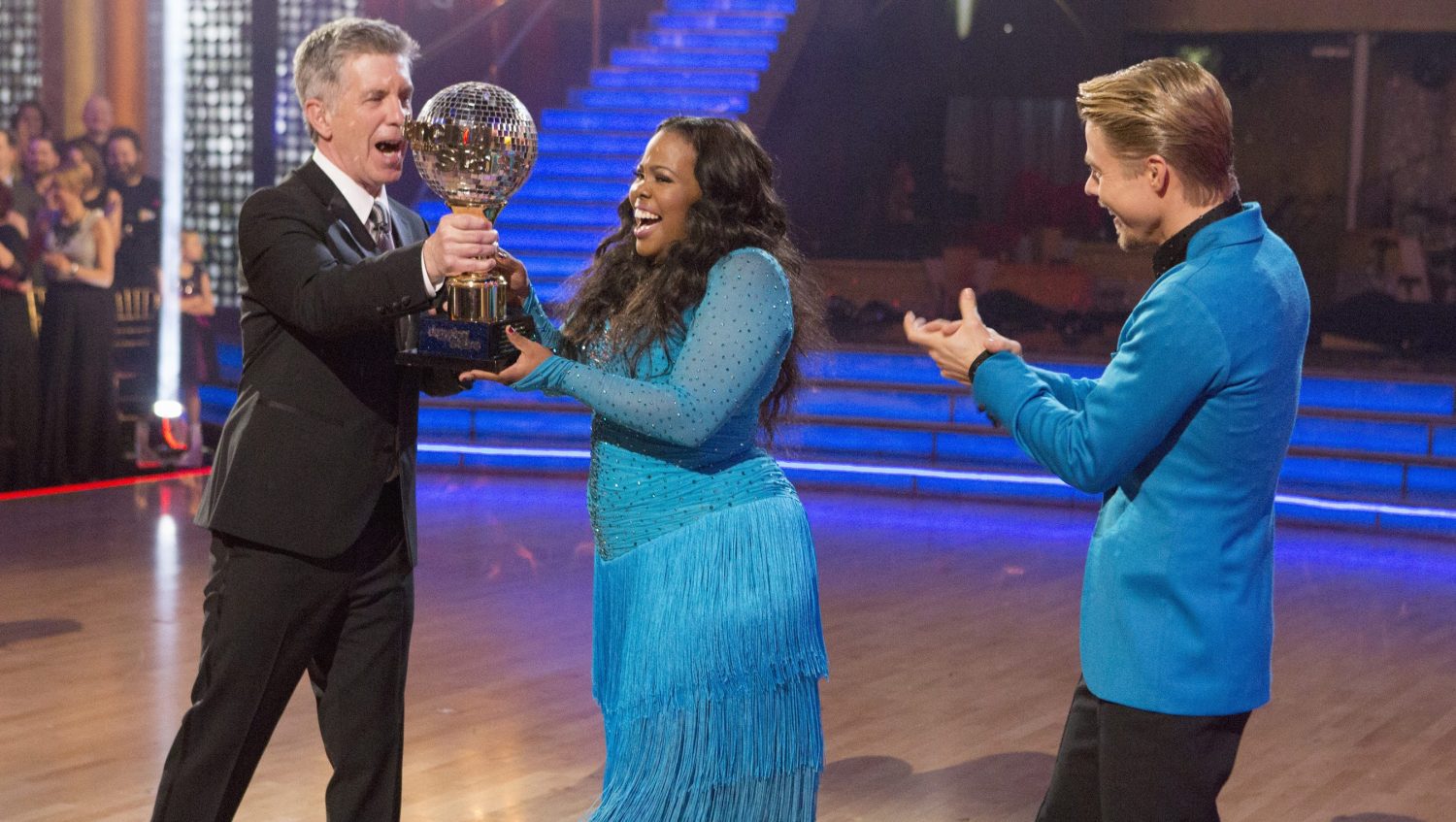 Amber Riley and Derek Hough win 'Dancing With the Stars' season 17