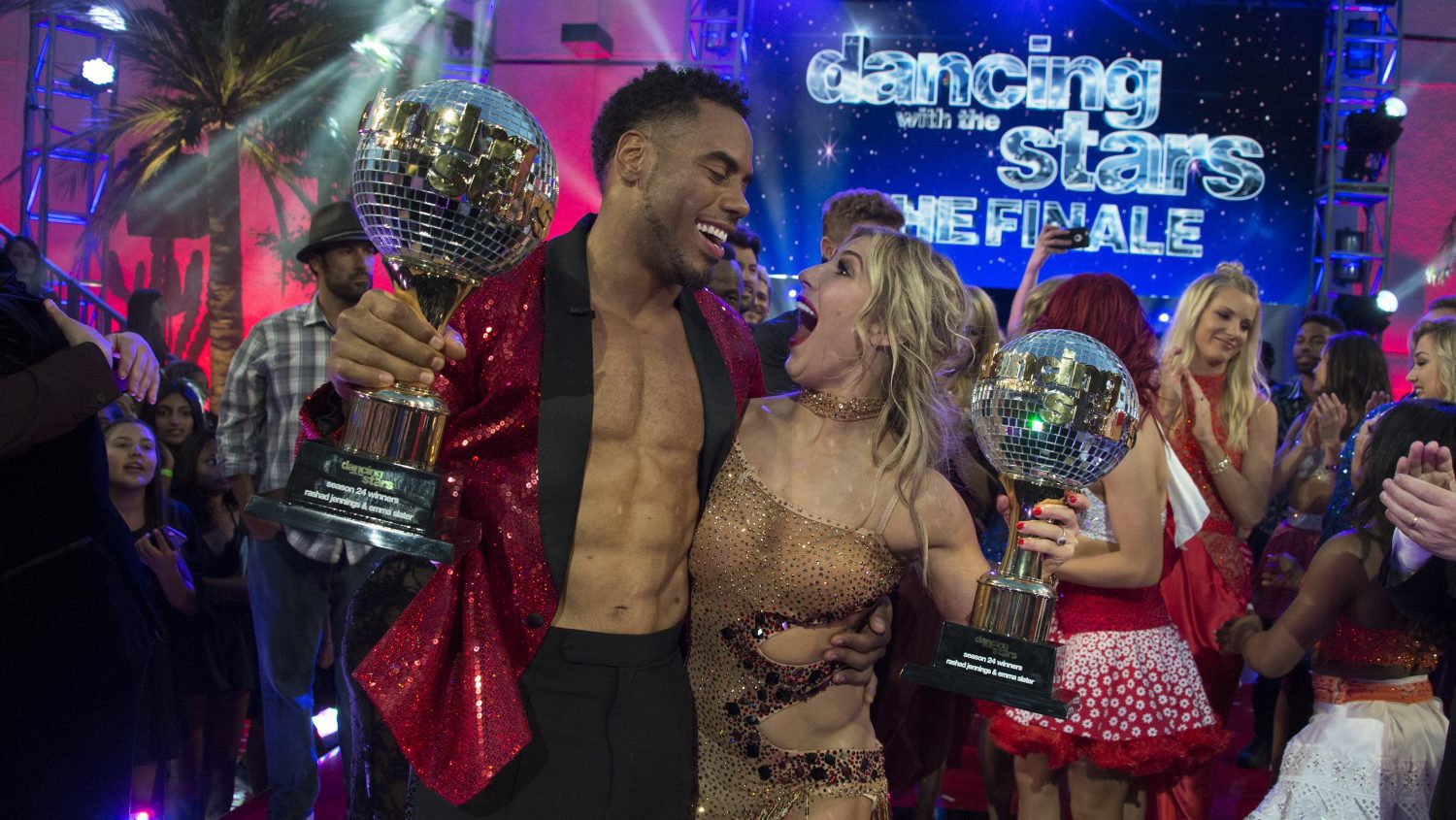 Rashad Jennings and Emma Slater