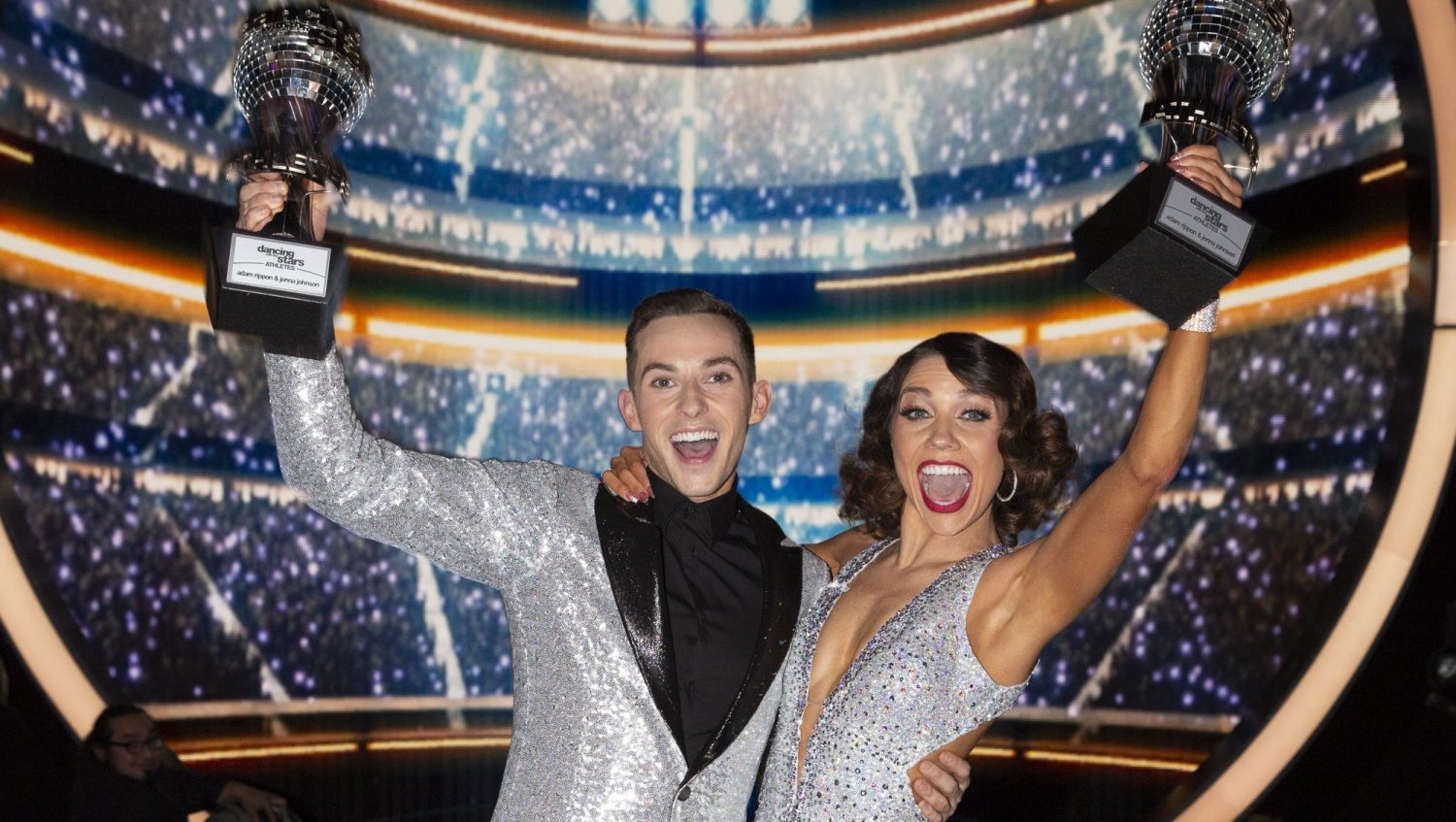 Adam Rippon and Jenna Johnson