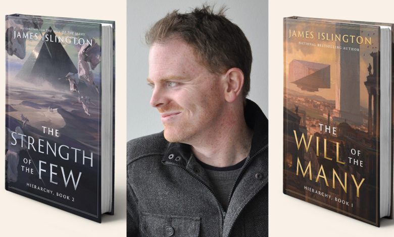 James Islington and The Strength of the Few and The Will of the Many Books