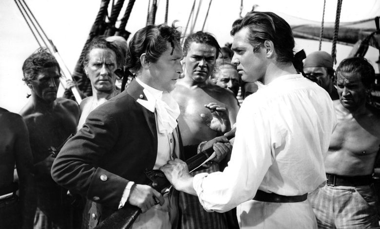 Franchot Tone (left) and Clark Gable were both nominated for best actor for their roles in Mutiny on the Bounty.