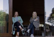 Sarah Snook as Marissa Irvine with Dakota Fanning as Jenny Kaminski.