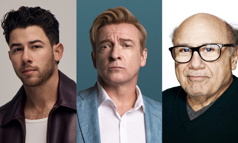 Nick Jonas, Rhys Darby and Danny DeVito