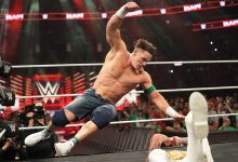 John Cena in action against Dominik Mysterio during Monday Night RAW at TD Garden on November 10, 2025 in Boston, Massachusetts.