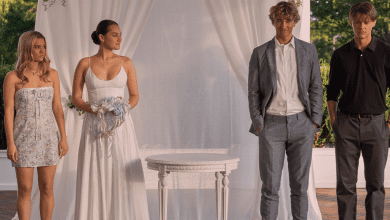 Rain Spencer, Lola Tung, Gavin Casalegno and Christopher Briney in