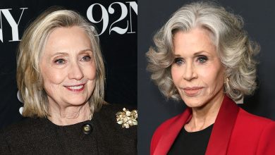 Hillary Clinton and Jane Fonda