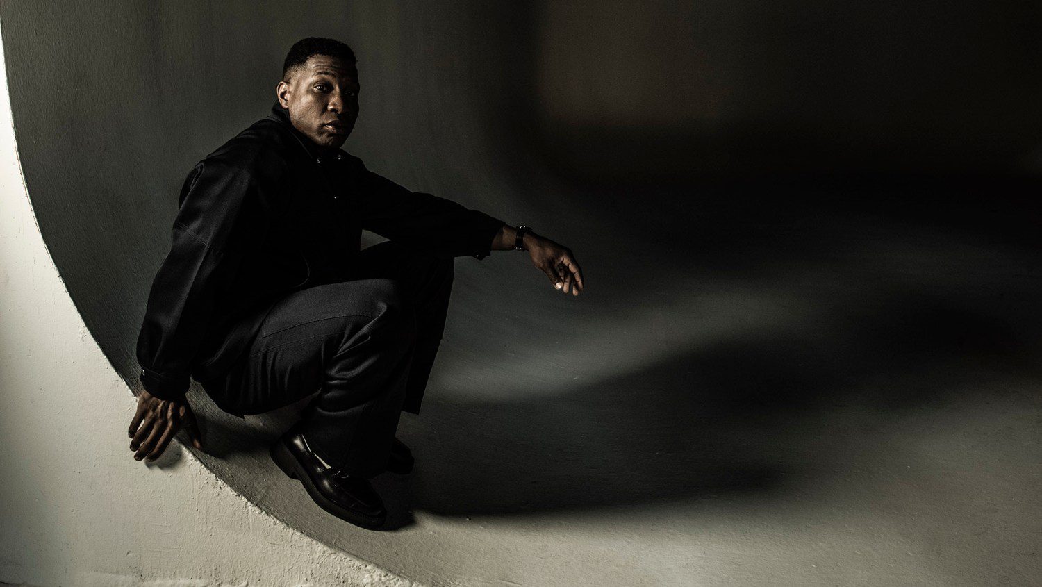 Jonathan Majors was photographed February 20 at Quixote Studios in West Hollywood.