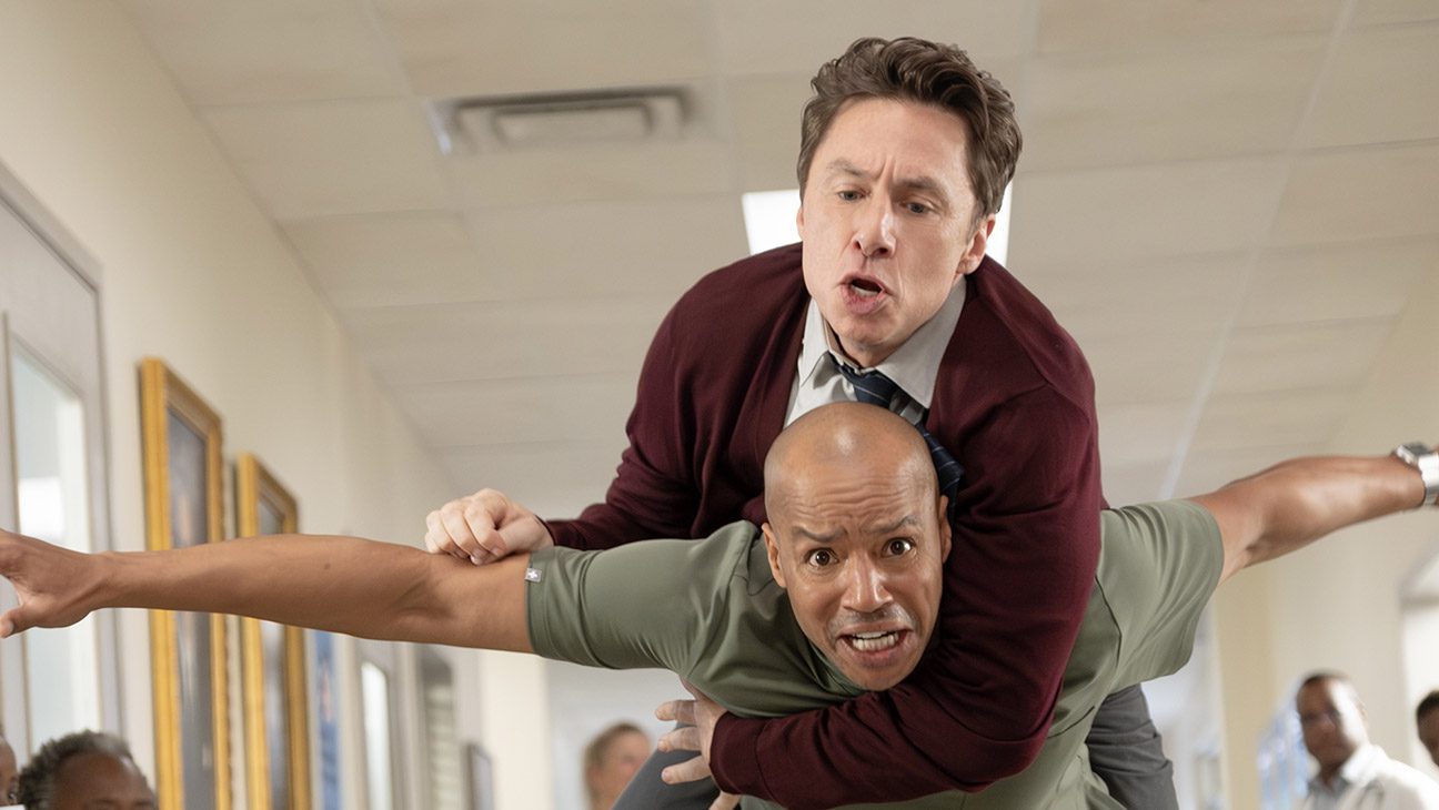 Zach Braff and Donald Faison in Scrubs