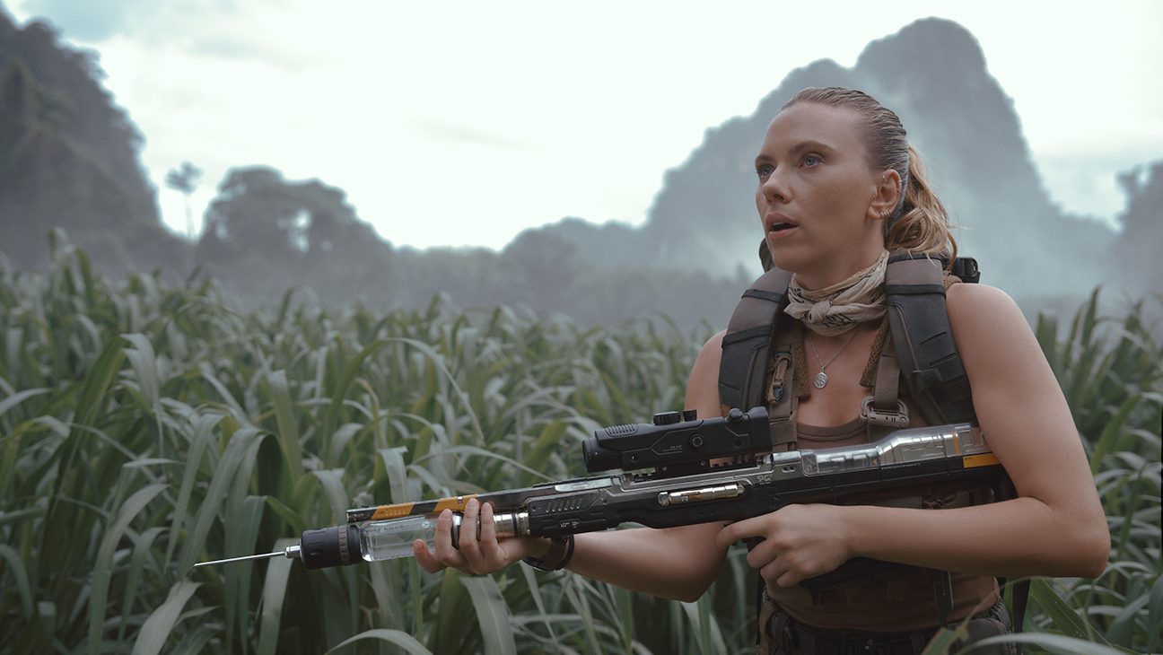 Scarlett Johansson as skilled covert operations expert Zora Bennett in Jurassic World Rebirth