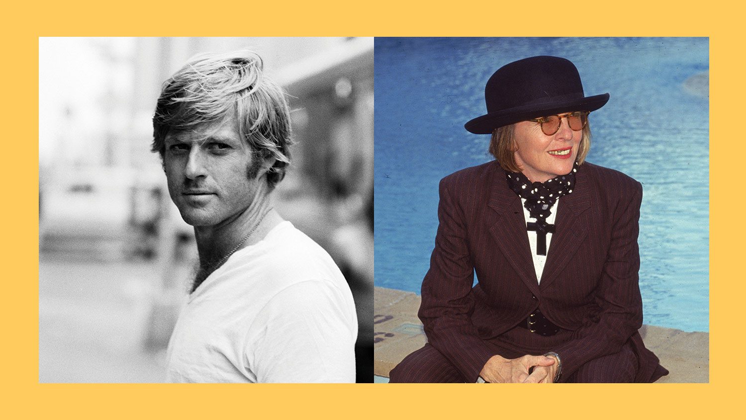 Robert Redford and Diane Keaton