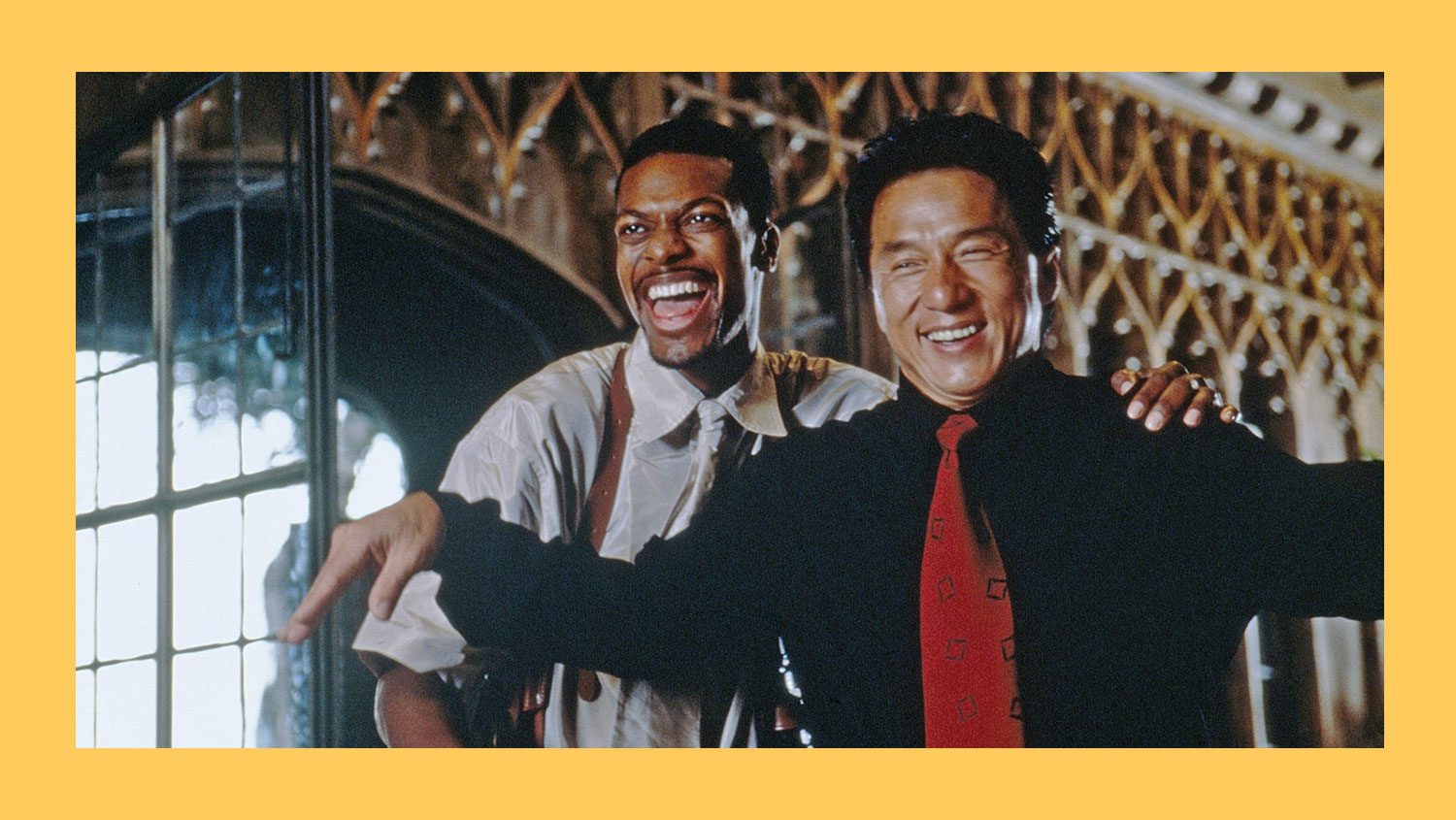 It’s a Rush Hour reunion for Chris Tucker (left) and Jackie Chan.