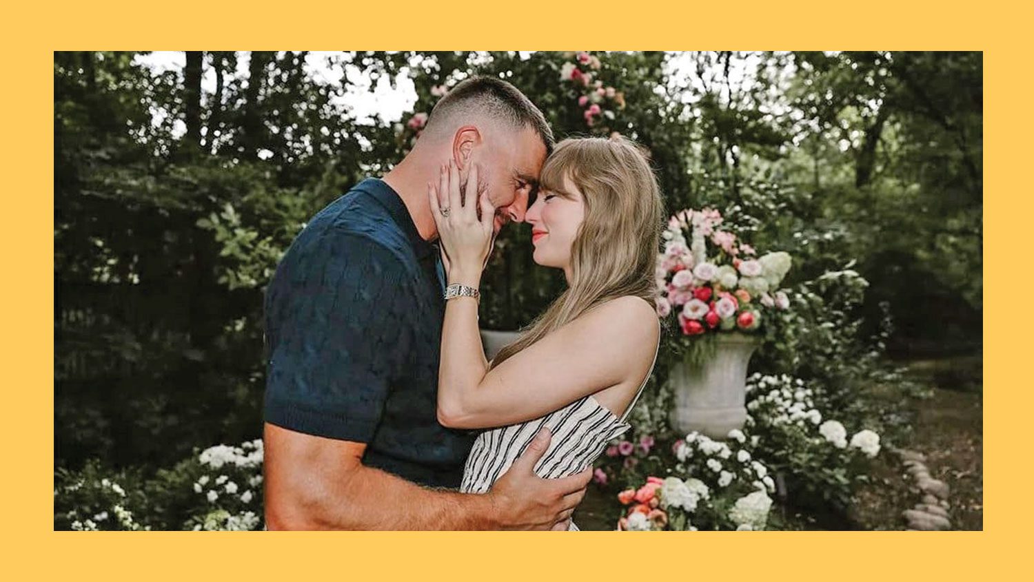 Taylor Swift and Travis Kelce engagement announcement