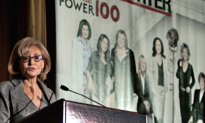 Barbara Walters accepted THR’s inaugural Sherry Lansing Leadership Award in 2005.