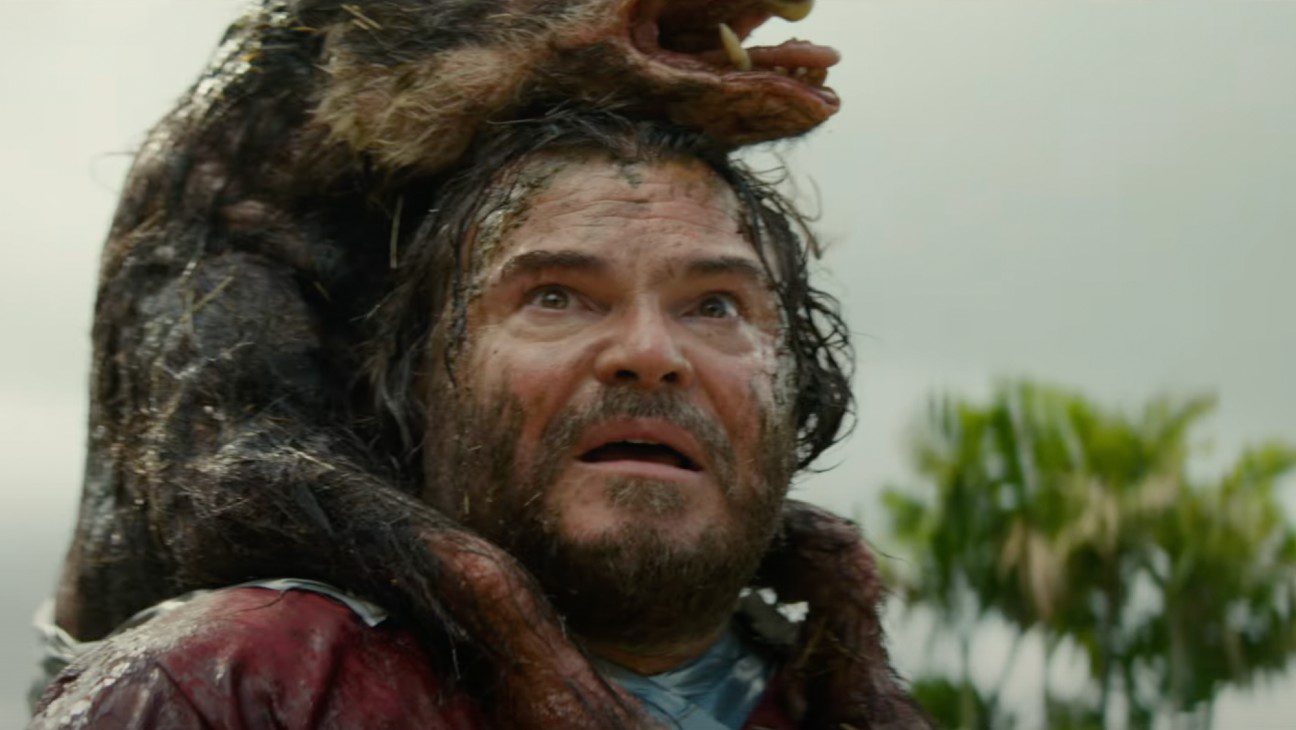 Jack Black in the 'Anaconda' trailer.