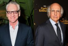 Bill Maher (left) and Larry David