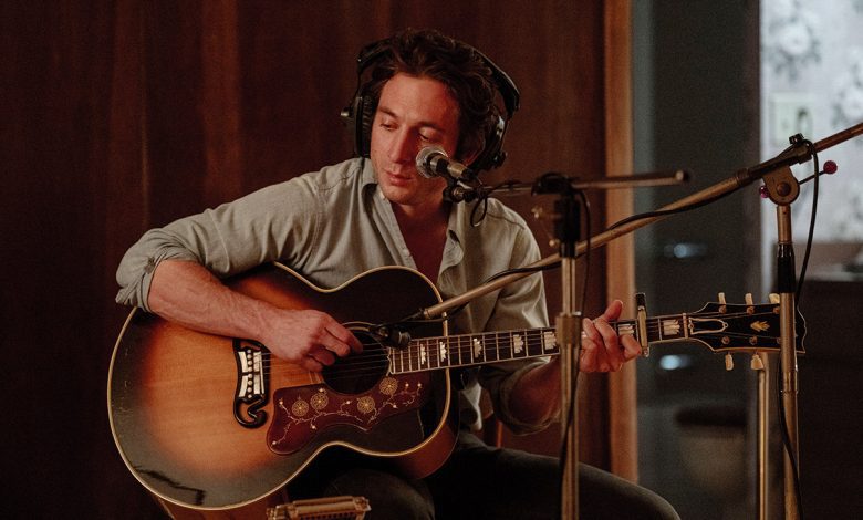 Jeremy Allen White as Bruce Springsteen in Springsteen: Deliver Me From Nowhere.