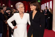 Jamie Lee Curtis and Emma Mackey attend the U.K. special screening of 20th Century Studios