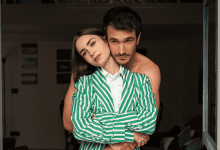Lily Collins and Eugenio Franceschini in