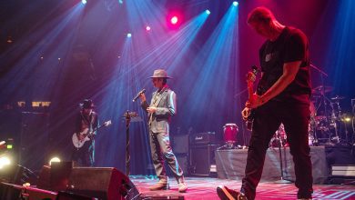 Dave Navarro, Perry Farrell and Eric Avery of Jane