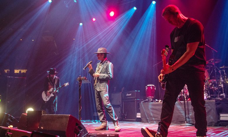 Dave Navarro, Perry Farrell and Eric Avery of Jane