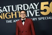NEW YORK, NEW YORK - FEBRUARY 16: Bowen Yang attends SNL50: The Anniversary Special on February 16, 2025 in New York City. (Photo by Dimitrios Kambouris/Getty Images)