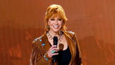 Reba McEntire hosts the 60th Academy of Country Music Awards on May 8, 2025, in Frisco, Texas.