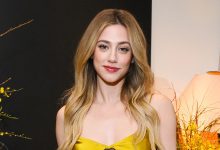 Lili Reinhart at the opening of the STAUD Melrose Avenue Flagship on October 23, 2025 in Los Angeles, California.
