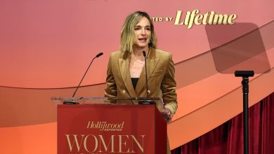 Molly McNearney speaks onstage during The Hollywood Reporter Women In Entertainment Presented By Lifetime at The Beverly Hills Hotel on December 03, 2025 in Beverly Hills, California.