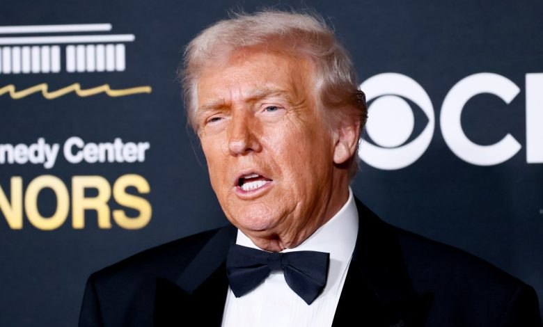 President Donald Trump attends the 48th Kennedy Center Honors at The Kennedy Center on Dec. 7 in Washington D.C.