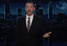 Jimmy Kimmel during his return on