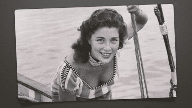 Lise Bourdin at the Cannes Film Festival in 1954.