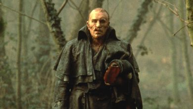 Robert De Niro as the Creature in Mary Shelley’s Frankenstein, which also starred director Kenneth Branagh and Helena Bonham Carter.