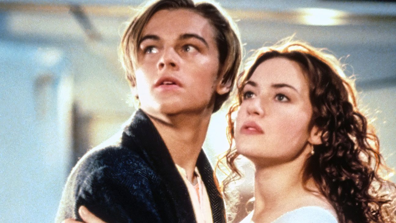 Leonardo Di Caprio and Kate Winslet in TITANIC