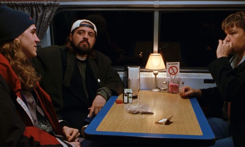 Jason Mewes, Kevin Smith and Matt Damon in Dogma