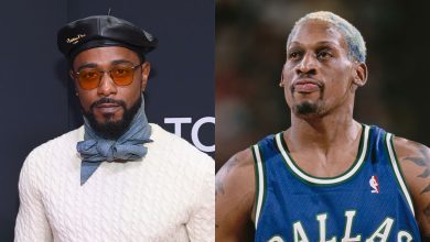 LaKeith Stanfield and Dennis Rodman