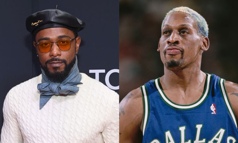 LaKeith Stanfield and Dennis Rodman