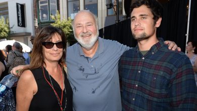 Rob Reiner, Michele Reiner and Nick Reiner attend an event at The Grove on August 9, 2013 in Los Angeles, California. Nick has been arrested on suspicion of murder of his parents.