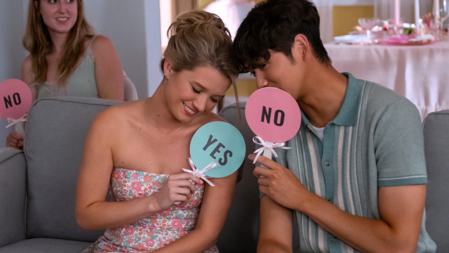 Rain Spencer and Sean Kaufman in 'The Summer I Turned Pretty.'