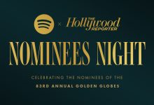 The Hollywood Reporter and Spotify Nominees Night graphic