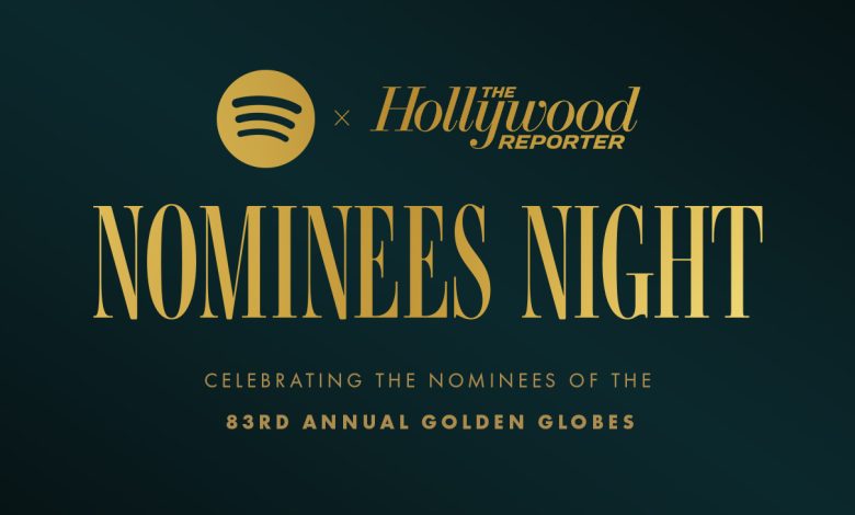 The Hollywood Reporter and Spotify Nominees Night graphic