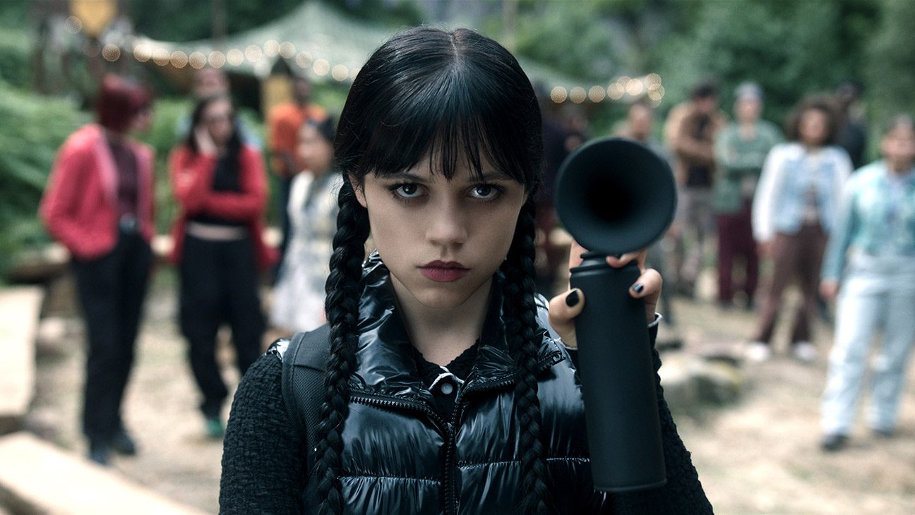 Jenna Ortega as Wednesday Addams in episode 203 of Wednesday.