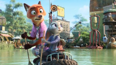 (L-R): Nick Wilde (voiced by Jason Bateman) and Judy Hopps (voiced by Ginnifer Goodwin) in Walt Disney Animation Studios