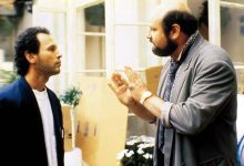 Billy Crystal (left) and director Rob Reiner on the set of