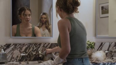 Sydney Sweeney as Millie and Amanda Seyfried as Nina in The Housemaid.