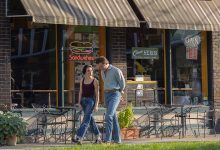 Jenny Slate and Chris Pine appear in Carousel