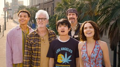 Zoey Deutch, John Slattery, Ken Marino, Miles Gutierrez-Riley and Ben Wang appear in Gail Daughtry and the Celebrity Sex Pass by David Wain
